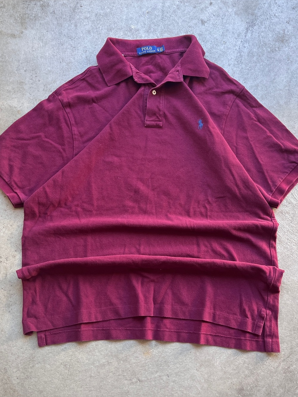 Polo Ralph Lauren Burgundy Polo Shirt
